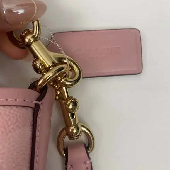 Coach CT800 City In Signature Canvas Powder Pink Bucket Bag - Picture 14 of 15